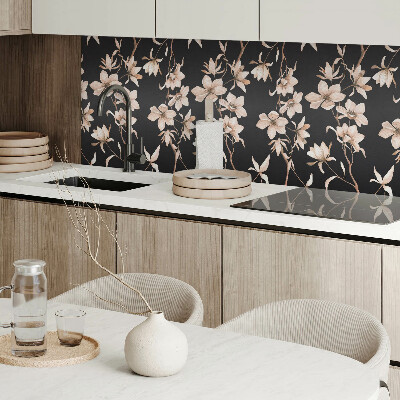 Rechteckige wandpaneel selbstklebend Blumenmotiv