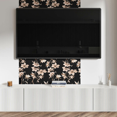 Rechteckige wandpaneel selbstklebend Blumenmotiv