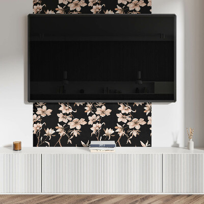 Rechteckige wandpaneel selbstklebend Blumenmotiv