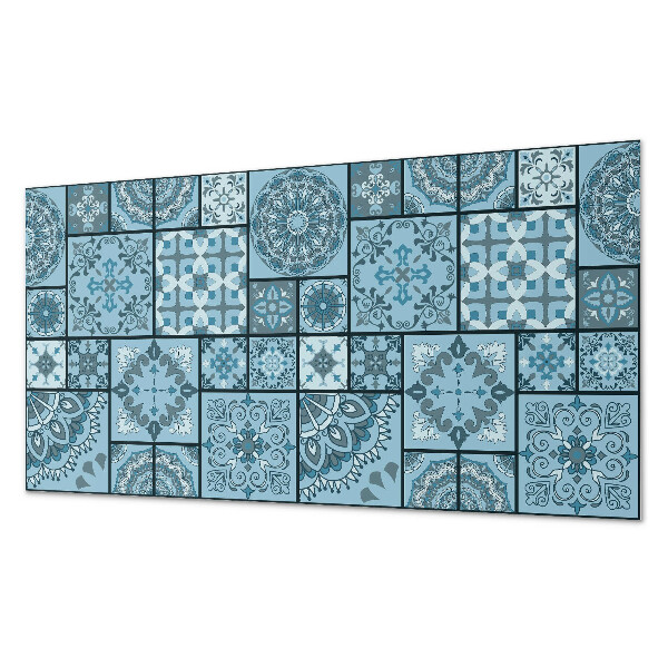 Rechteckige wandpaneel Mosaik aus geometrischen Formen