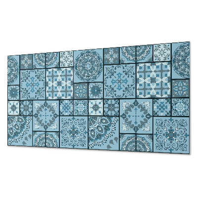 Rechteckige wandpaneel Mosaik aus geometrischen Formen