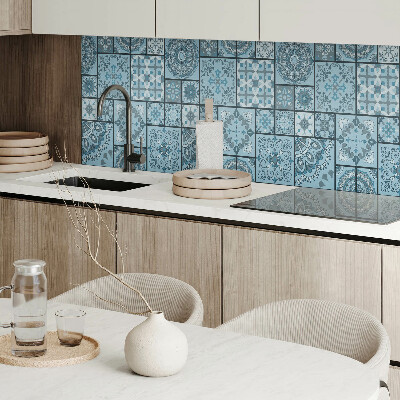 Rechteckige wandpaneel Mosaik aus geometrischen Formen