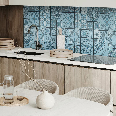 Rechteckige wandpaneel Mosaik aus geometrischen Formen