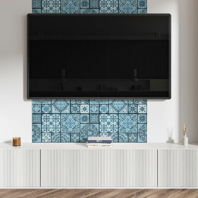Rechteckige wandpaneel Mosaik aus geometrischen Formen