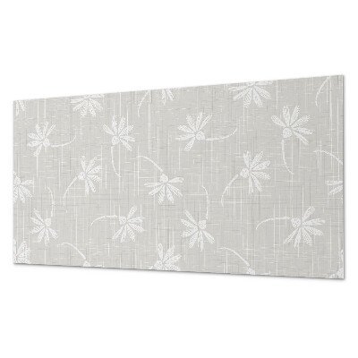 Rechteckige wandpaneel Blumenmotiv