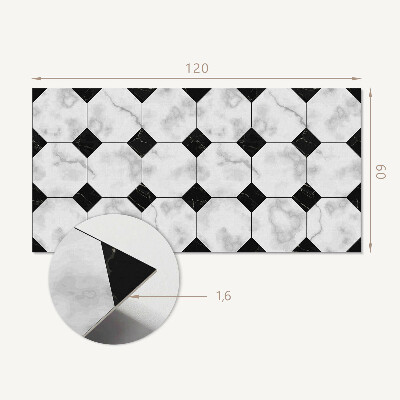 Rechteckige wandpaneel Moderne geometrische Motive