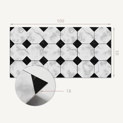 Rechteckige wandpaneel Moderne geometrische Motive