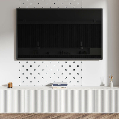 Rechteckige wandpaneel Minimalistisches Kreuzmotiv