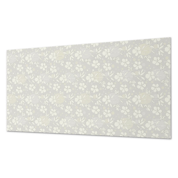 Rechteckige wandpaneel selbstklebend Blumenmotiv