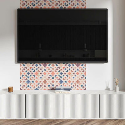 Rechteckige wandpaneel selbstklebend Harmonie geometrischer Formen