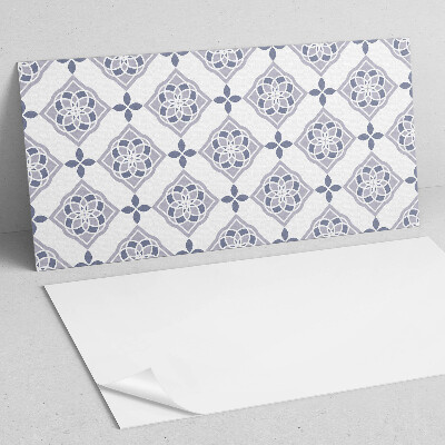 Rechteckige wandverkleidung innen Rautenmuster im geometrischen Stil