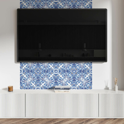 Rechteckige wandverkleidung innen Klassisches Blumenmotiv