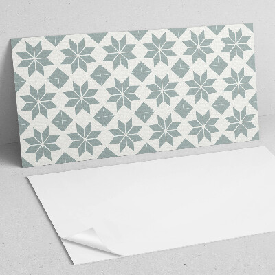 Rechteckige wandpaneel Florale Motive im geometrischen Stil
