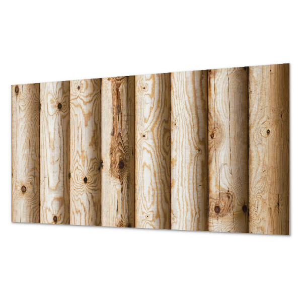 Rechteckige wandpaneel Natürliche Holzmaserung