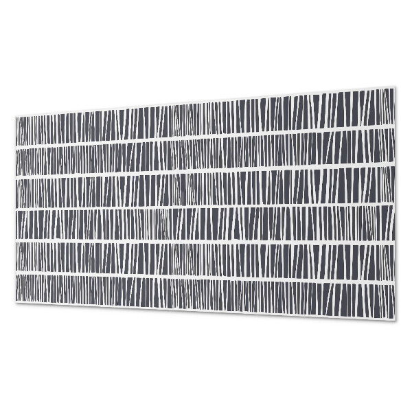 Rechteckige wandverkleidung innen Modernes Linienmotiv