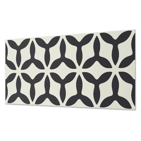 Rechteckige wandpaneel Elegantes Flossenmotiv