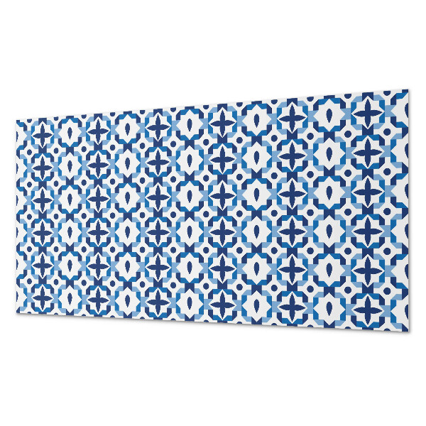Rechteckige wandverkleidung innen Blumenmotiv in Geometrie