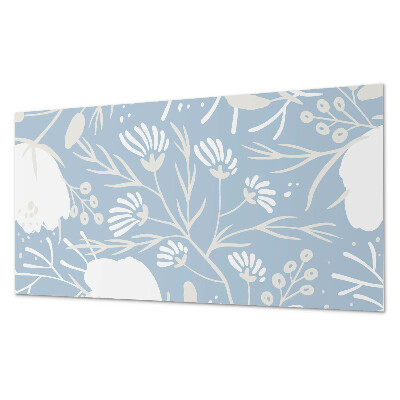 Rechteckige wandpaneel Blumenmotiv