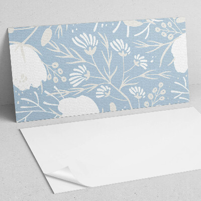 Rechteckige wandpaneel Blumenmotiv