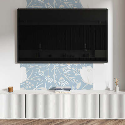 Rechteckige wandpaneel Blumenmotiv