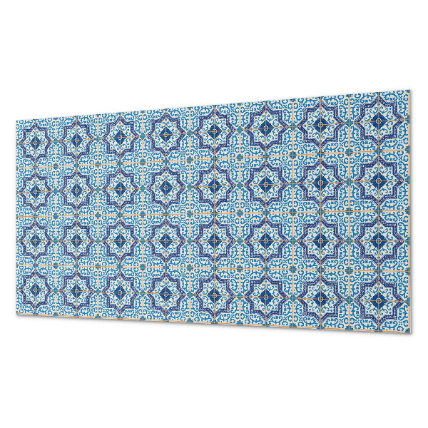 Rechteckige wandpaneel selbstklebend Fliesenornamente im eleganten Stil
