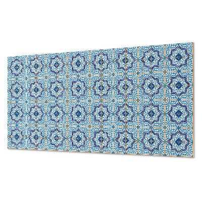 Rechteckige wandpaneel selbstklebend Fliesenornamente im eleganten Stil