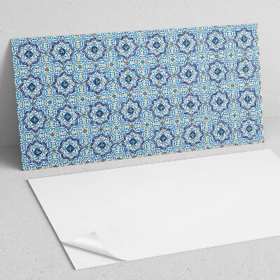 Rechteckige wandpaneel selbstklebend Fliesenornamente im eleganten Stil