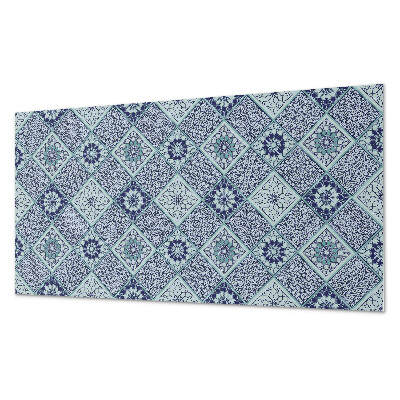 Rechteckige wandverkleidung innen Mosaikformen im geometrischen Stil