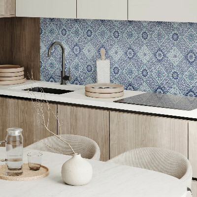 Rechteckige wandverkleidung innen Mosaikformen im geometrischen Stil