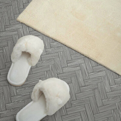 Rechteckige wandpaneel Geflochtenes Holzmotiv