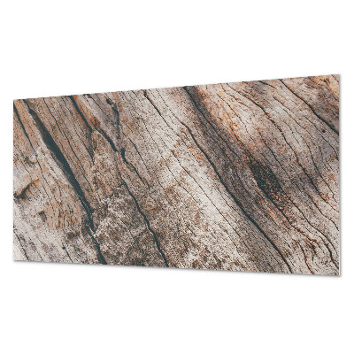 Rechteckige wandpaneel Holzmuster mit Zeichnungen