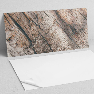 Rechteckige wandpaneel Holzmuster mit Zeichnungen