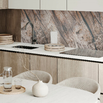 Rechteckige wandpaneel Holzmuster mit Zeichnungen