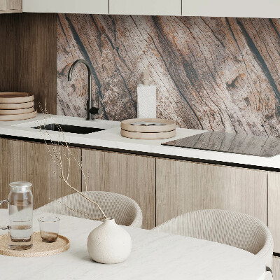 Rechteckige wandpaneel Holzmuster mit Zeichnungen