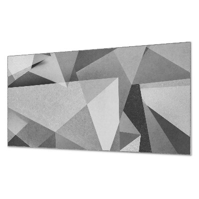 Rechteckige wandpaneel selbstklebend Abstraktes geometrisches Polygonmotiv
