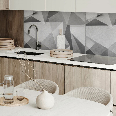 Rechteckige wandpaneel selbstklebend Abstraktes geometrisches Polygonmotiv