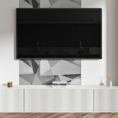 Rechteckige wandpaneel selbstklebend Abstraktes geometrisches Polygonmotiv