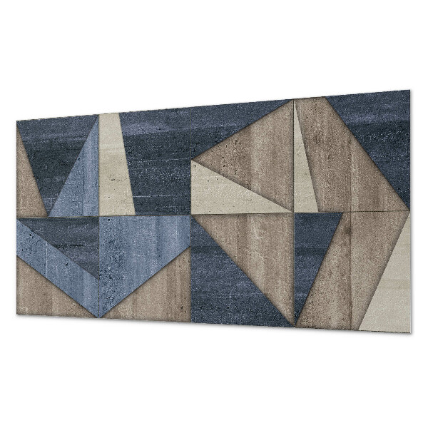 Rechteckige wandpaneel selbstklebend Modernes geometrisches Motiv