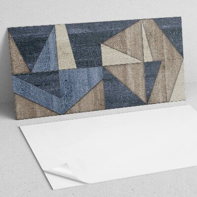 Rechteckige wandpaneel selbstklebend Modernes geometrisches Motiv