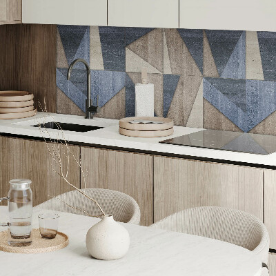 Rechteckige wandpaneel selbstklebend Modernes geometrisches Motiv