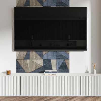 Rechteckige wandpaneel selbstklebend Modernes geometrisches Motiv