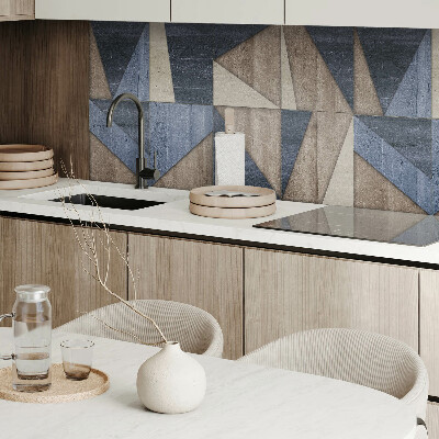 Rechteckige wandpaneel selbstklebend Modernes geometrisches Motiv