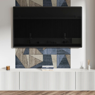 Rechteckige wandpaneel selbstklebend Modernes geometrisches Motiv