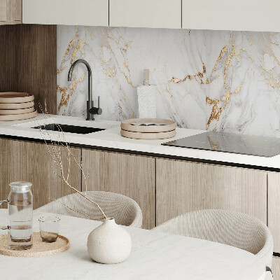 Rechteckige wandpaneel Elegantes Marmormuster mit Adern