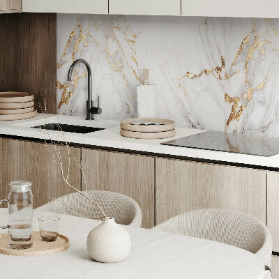 Rechteckige wandpaneel Elegantes Marmormuster mit Adern