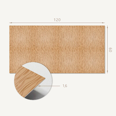 Rechteckige wandverkleidung innen Ein von einer Holzstruktur inspiriertes Muster