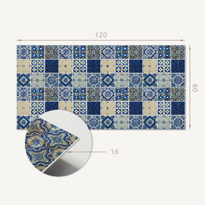 Rechteckige wandpaneel selbstklebend Mosaikfliesenmuster