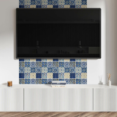 Rechteckige wandpaneel selbstklebend Mosaikfliesenmuster