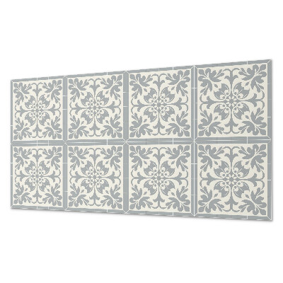 Rechteckige wandpaneel selbstklebend Blumenmotiv auf Fliesen