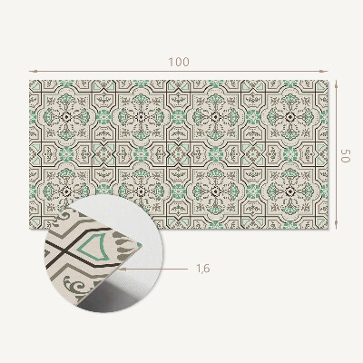 Rechteckige wandpaneel Geometrische Formen im modernen Stil
